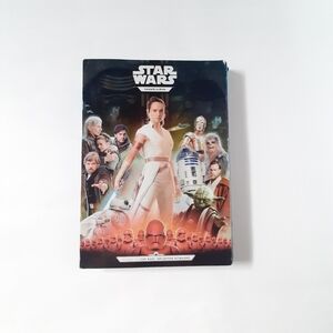 Complete Star Wars plastic cards album, contains all 48 cards.